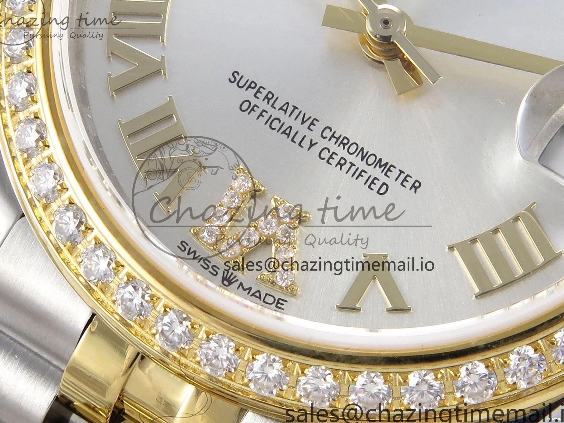JARF DateJust Diamonds Steel Bracelet Silver 1:1 904L Jubilee Edition Roman Dial on 31 YG 278383RBR Best SS HZ2236 0521